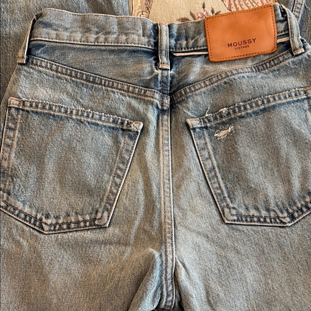 Moussy Vintage Light Blue Denim Pants, 25